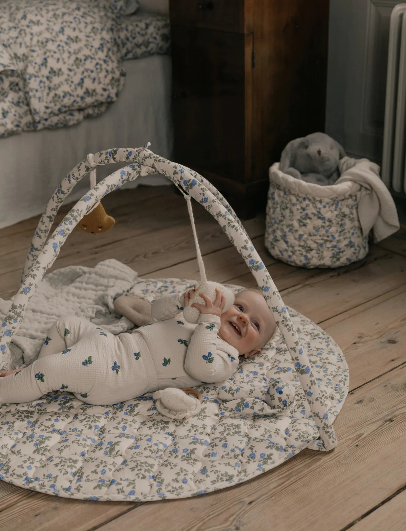Garbo&Friends Dainty Quilted Activity Playmat, 90, Cream, Babysøvn > Legemåtter, Børn