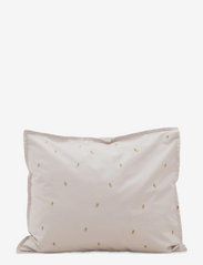 Percale Pillowcase - LEMON EMBROIDERY