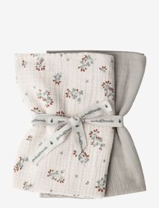 Muslin Blanket Small 2pcs - dekens van mousseline - clover