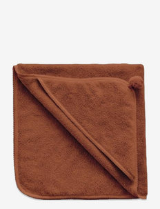 Terry Hooded Towel - towels - cinnamon