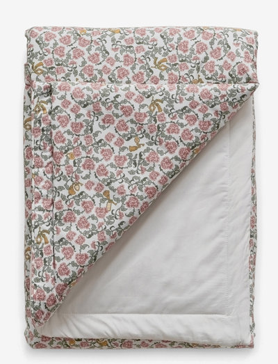 Percale Filled Blanket - blankets - floral vine