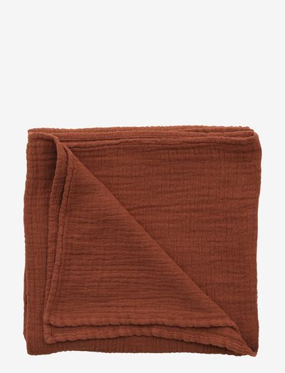 Muslin Swaddle Blanket - dekens - cinnamon