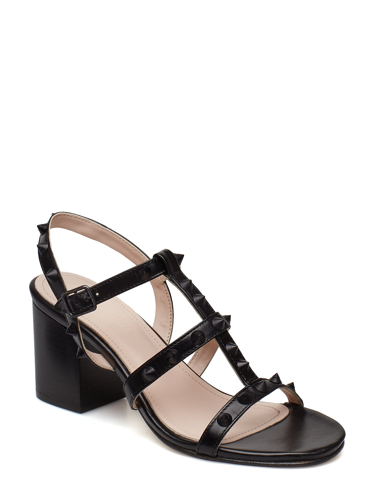 Lastinos2 Calf Sandaal Met Hak Zwart Gardenia gardenia kopen in de aanbieding