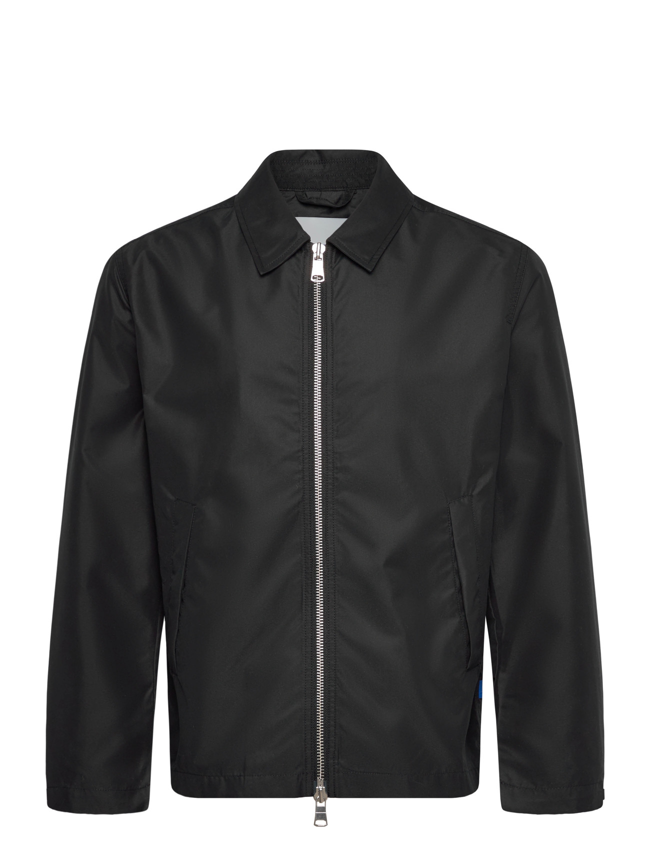 GARMENT PROJECT Water Repellent Zipper Jacke - Bla Schwarz - S - Herren