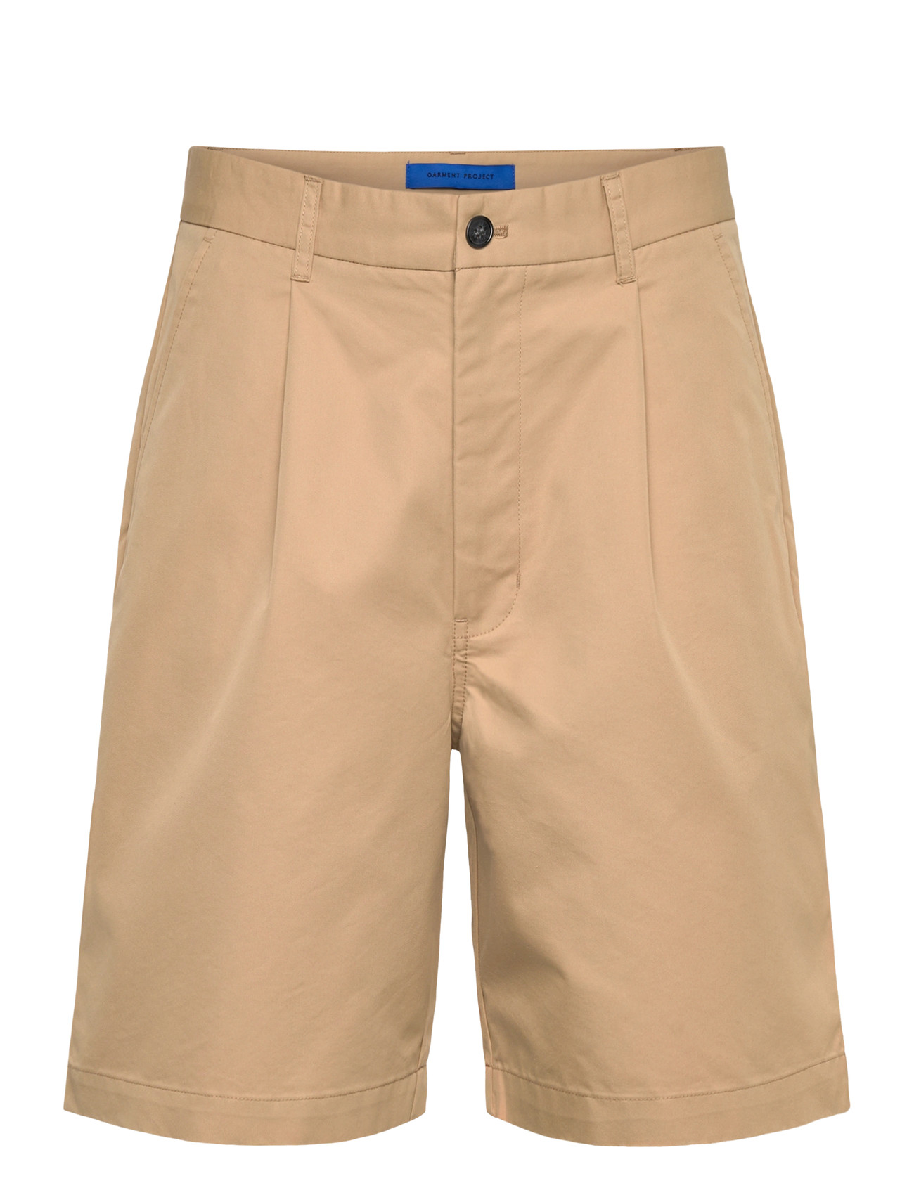 Garment Project Bill Shorts - Sand Twill, 32, Beige, Shorts > Chinoshorts, Herre