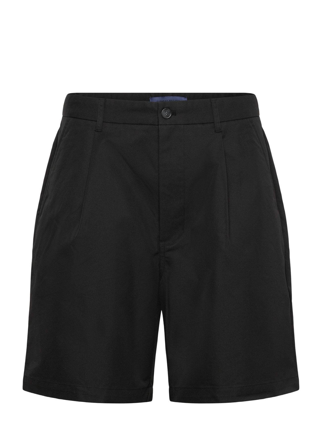 Garment Project Bill Shorts - Black Twill, 33, Black, Shorts > Chinoshorts, Herre