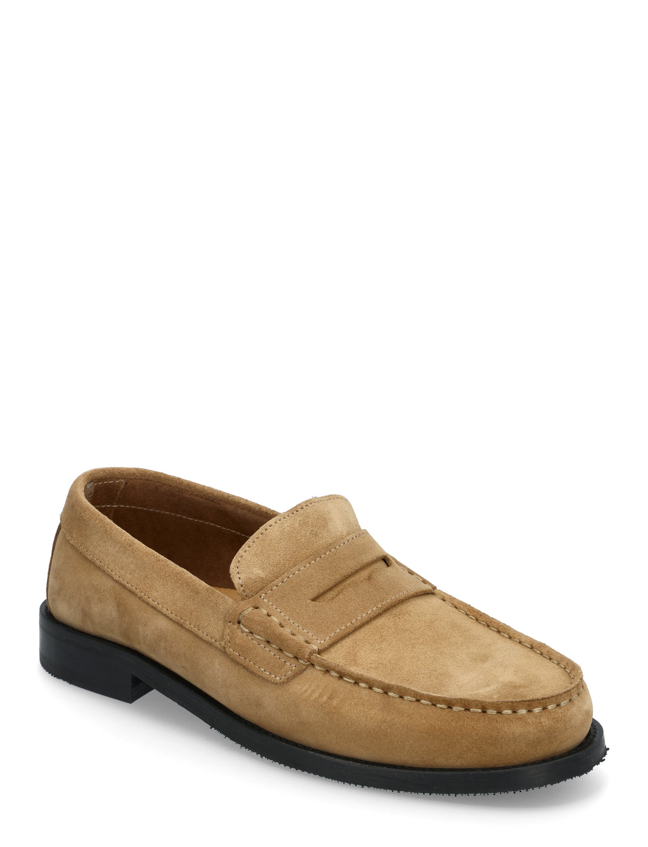 Garment Project Miles Penny Loafer - Earth Suede Beige