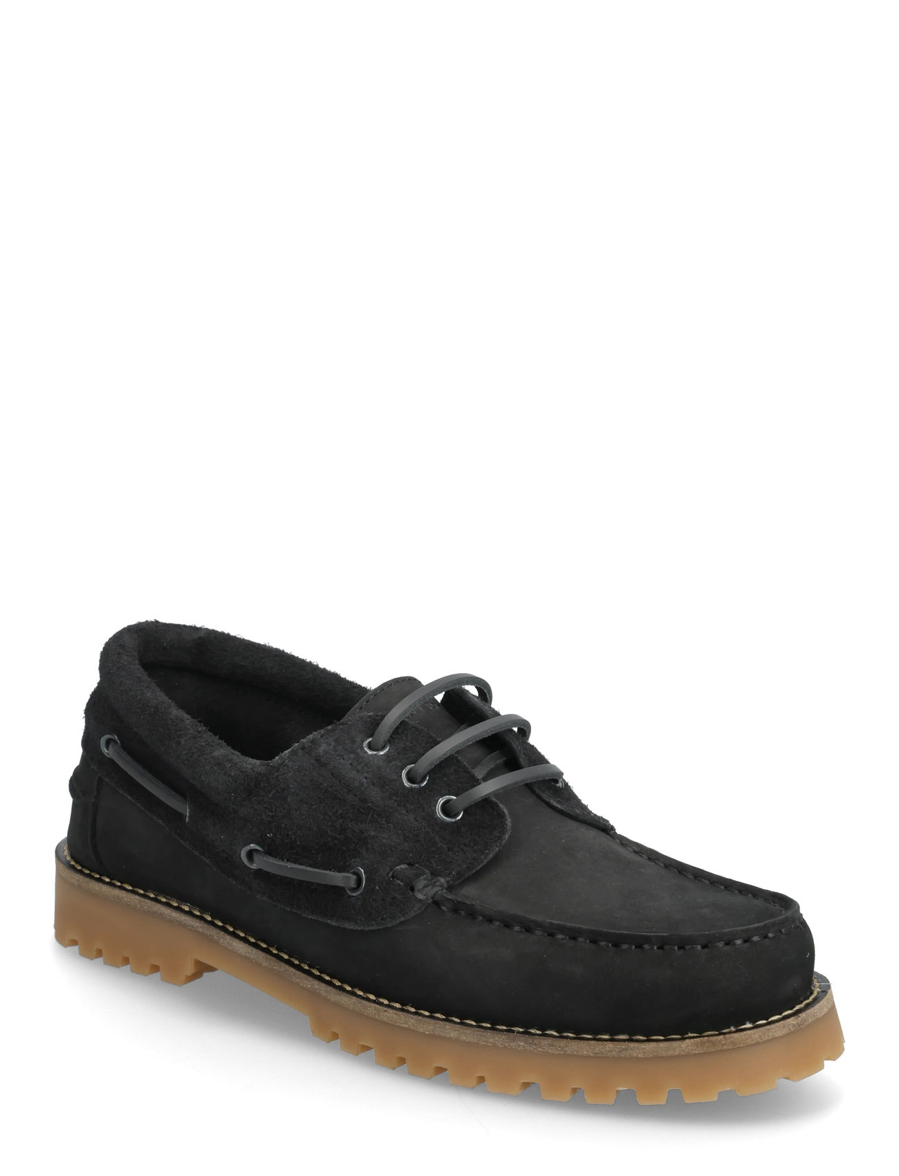 GARMENT PROJECT Ollie Boot Schuh - Schwarz Nubuck/Hair Schwarz - 43 - Herren