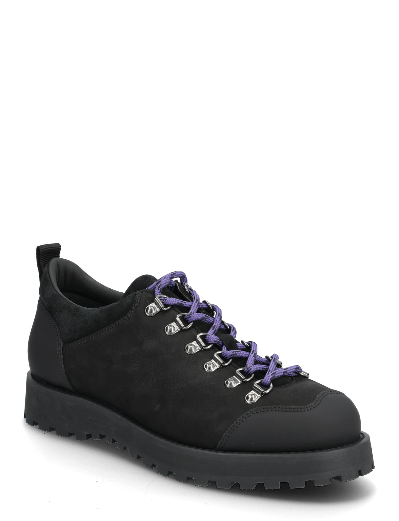 Garment Project Dune Low - Black Tumbled Nubuck, 40, Black, Støvler > Snørestøvler, Herre
