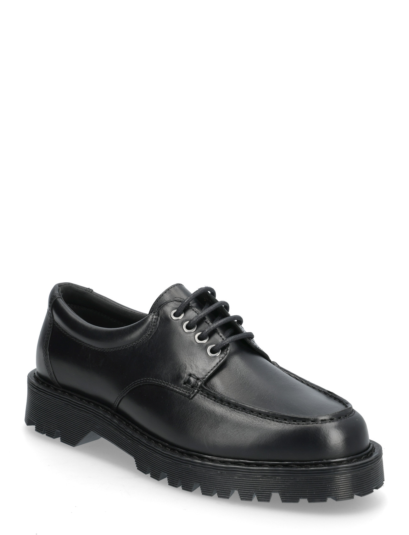 Garment Project Pete Moc Toe - Black Leather, 41, Black, Business > Moc Toes, Herre