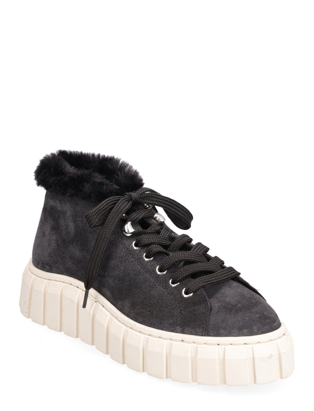 Balo Sneaker Boot - Black Suede Shoes Sneakers Chunky Sneakers Black Garment Project