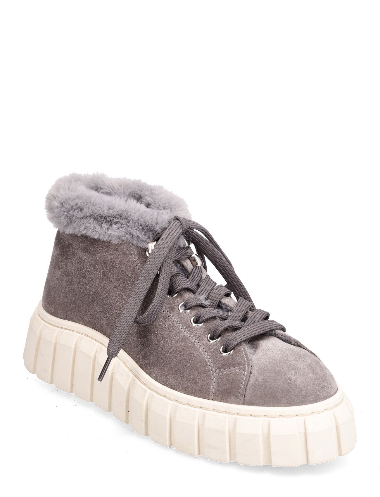 Balo Sneaker Boot - Grey Suede Shoes Sneakers Chunky Sneakers Grey Garment Project