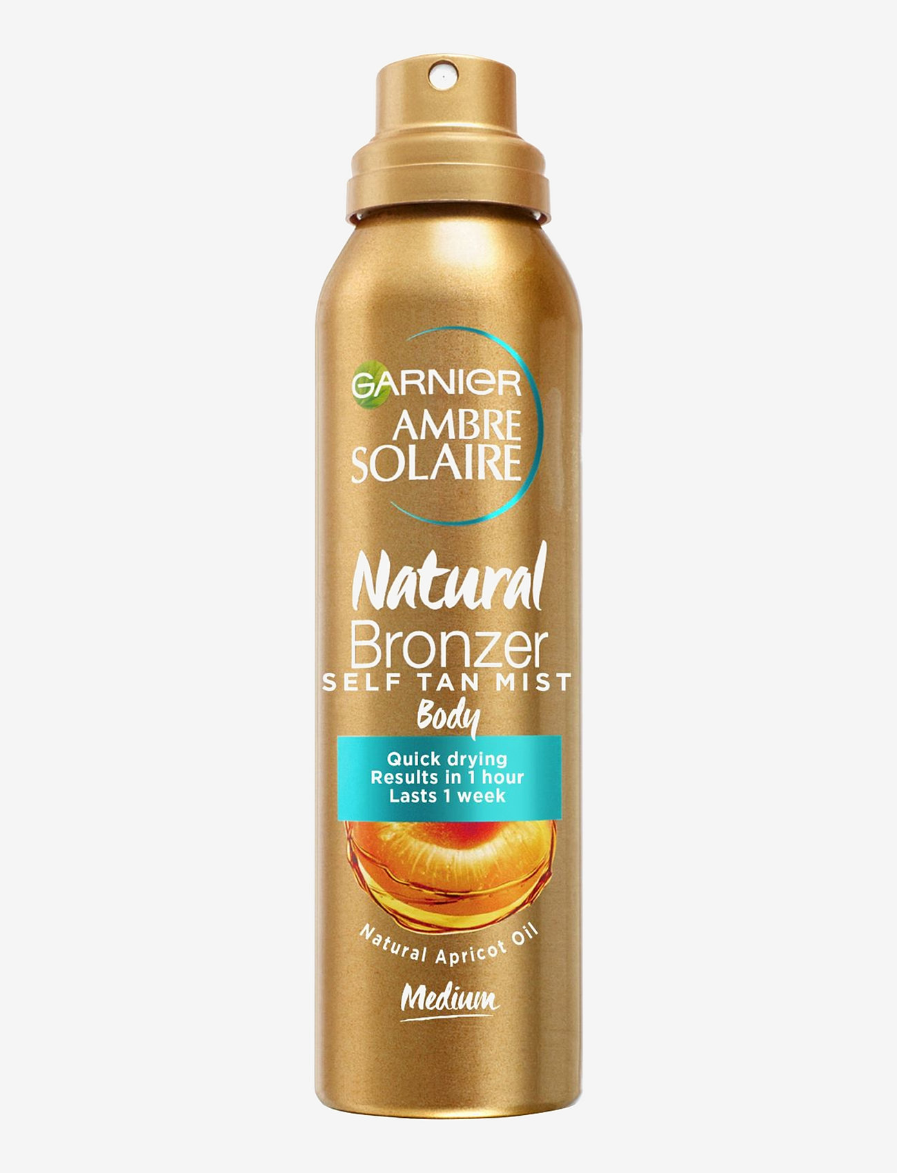 Garnier Natural Bronzer Self Tan Body Mist Spray Brun utan sol