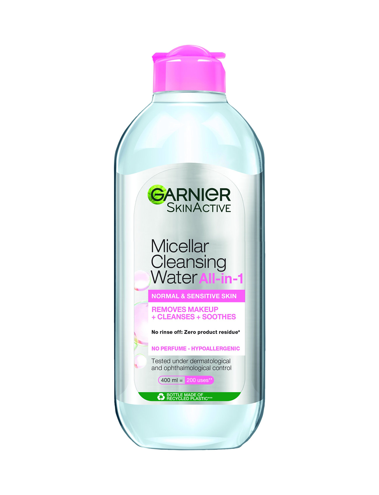 Micellar Cleansing Water Normal + Sensitive Skin Ansigtsrens T R Nude Garnier