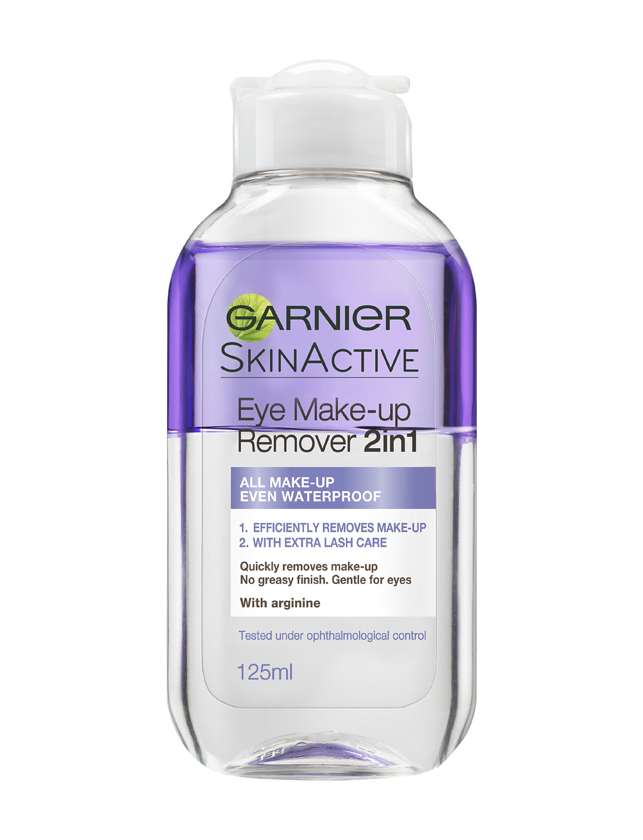 Cleansing Eye Make-Up Remover 2In1 All Skin Types Beauty Women Skin Care Face Cleansers Eye Makeup Removers Nude Garnier
