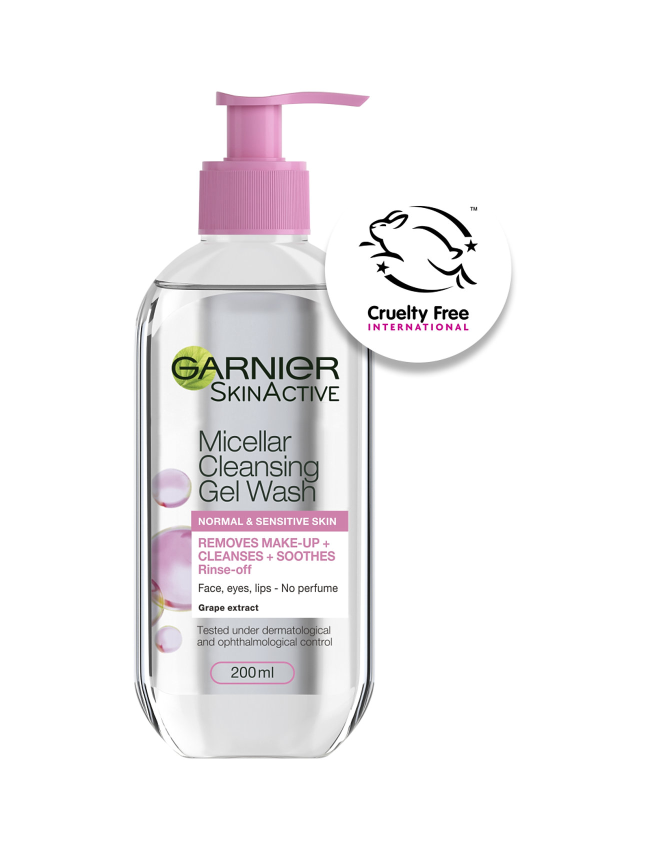 Micellar Cleansing Gel Ansiktstvätt Sminkborttagning Cleanser Nude Garnier