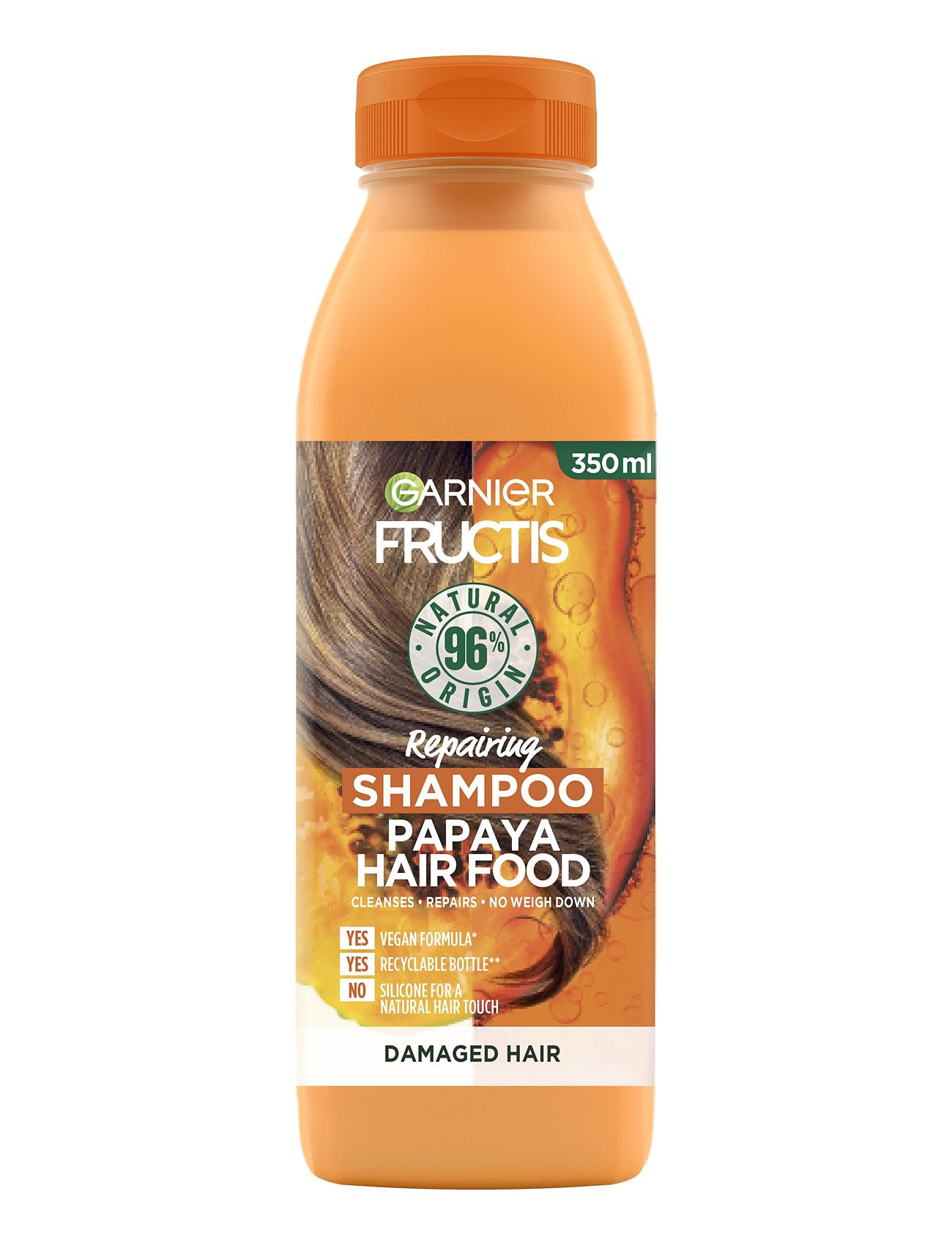 Garnier Garnier Fructis Hair Food Papaya Shampoo 350 Ml Nude