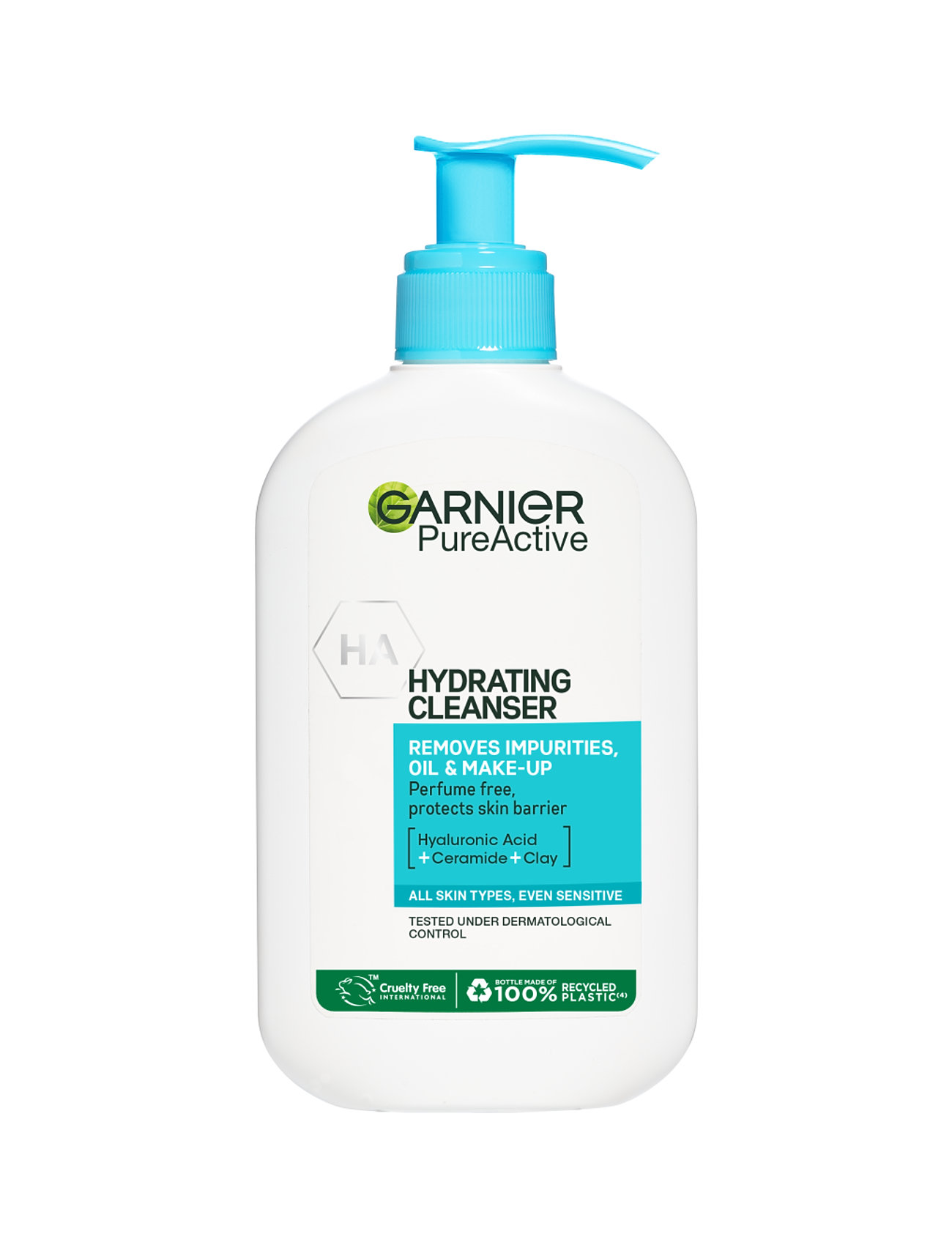 Garnier Skinactive Pureactive Hydrating Cleanser 250 Ml Ansigtsrens Makeupfjerner Nude Garnier