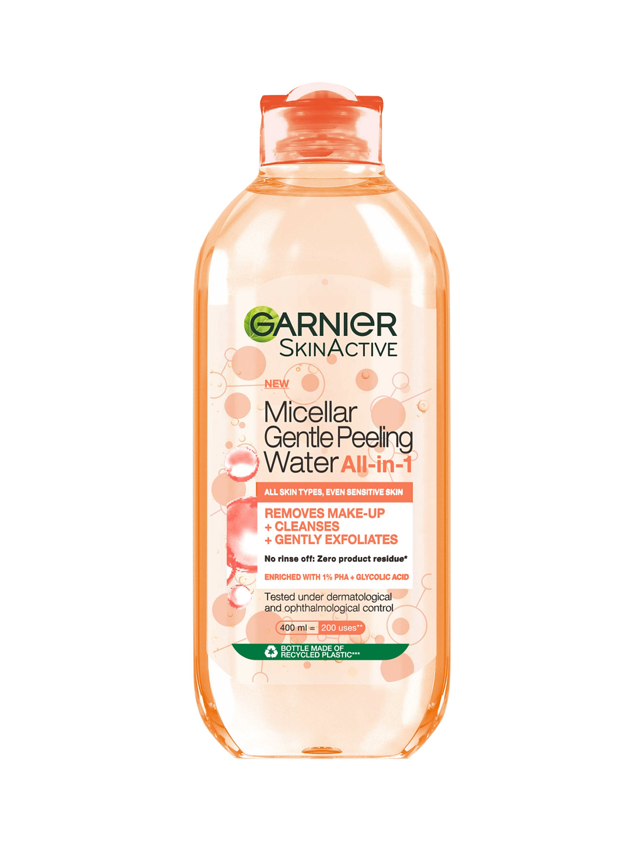 Garnier Gentle Micellar Peeling Water Ansiktstvätt Ansiktsvatten Nude Garnier