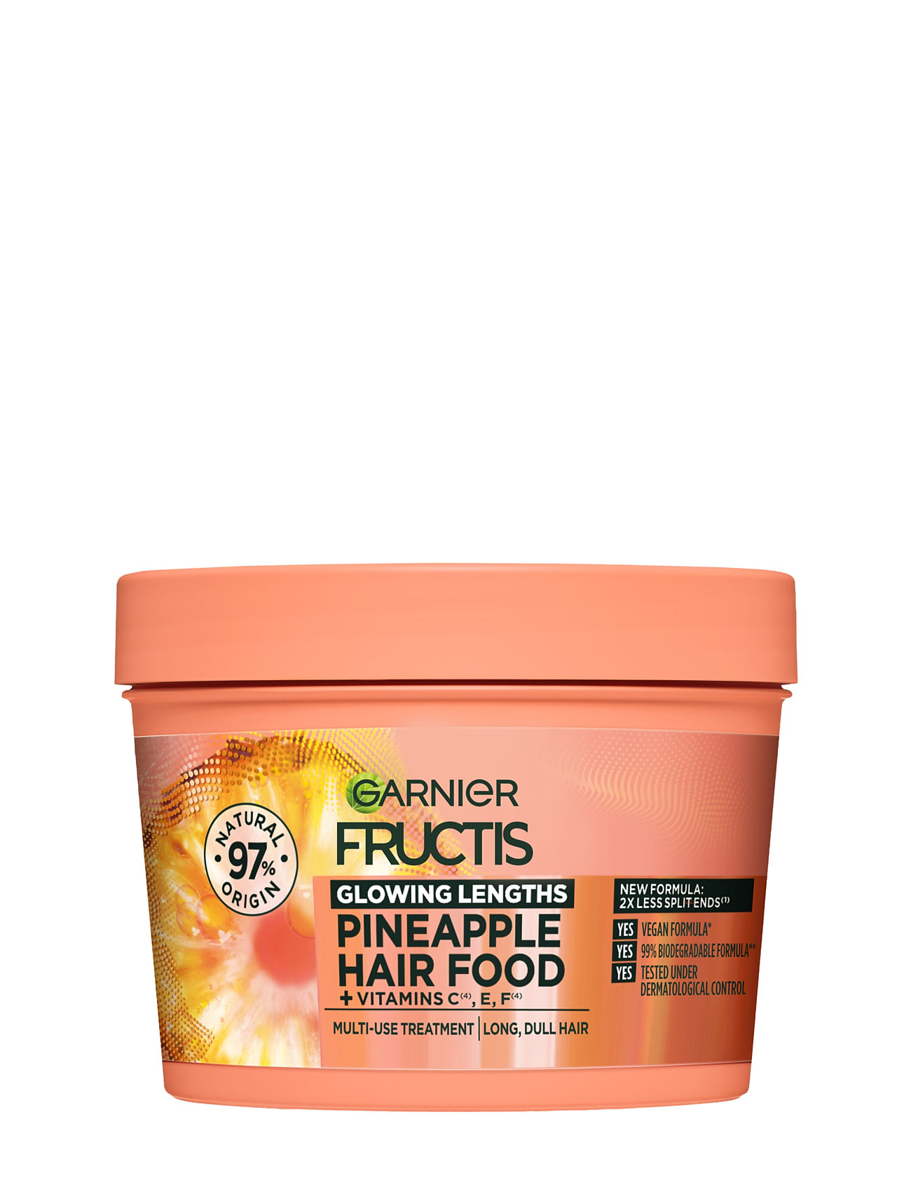 Garnier Garnier Fructis Hair Food Pineapple Glowing Lengths 400 Ml Nude