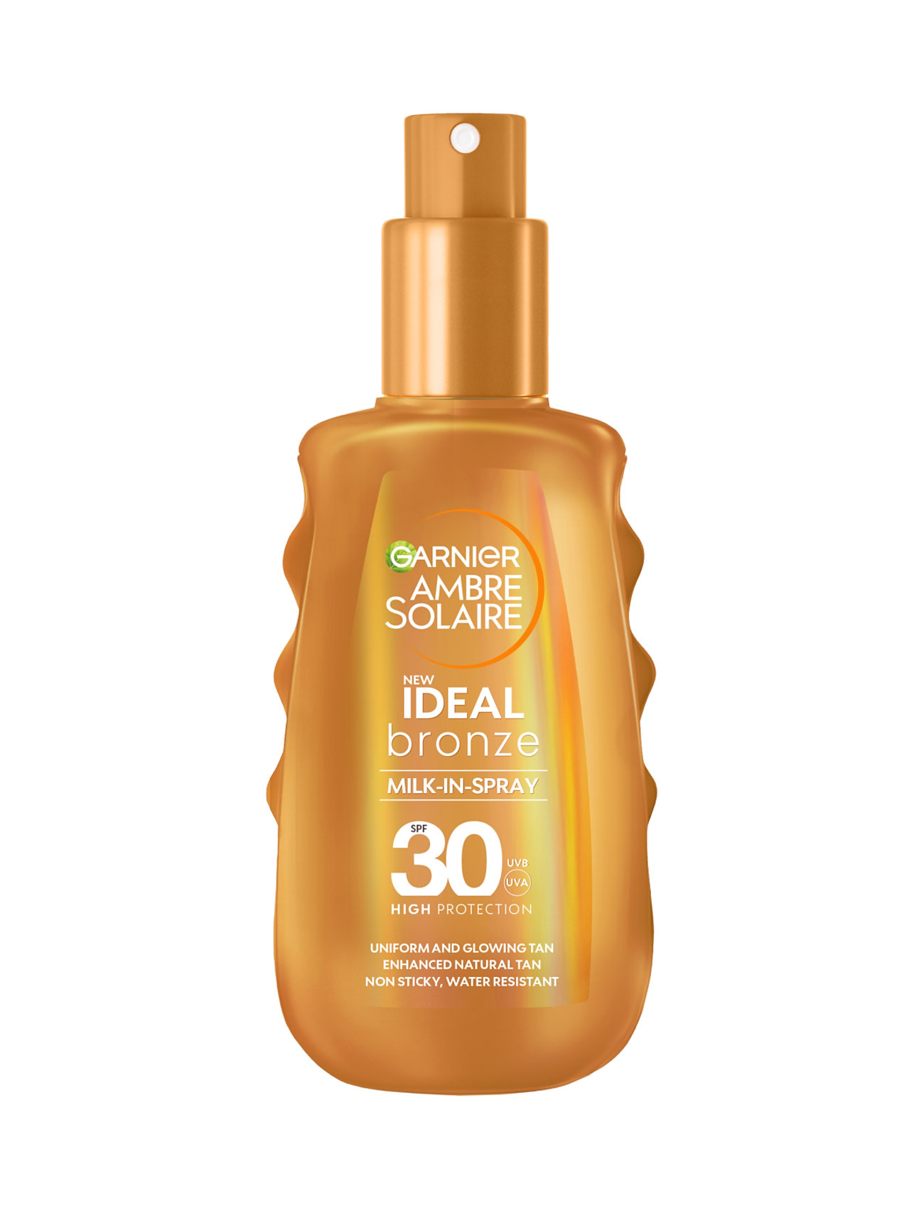 Garnier "Garnier Ambre Solaire Ideal Bronze Milk-In-Spray, With Spf30 For A Even And Glowing Tan Solcreme Krop Nude Garnier"