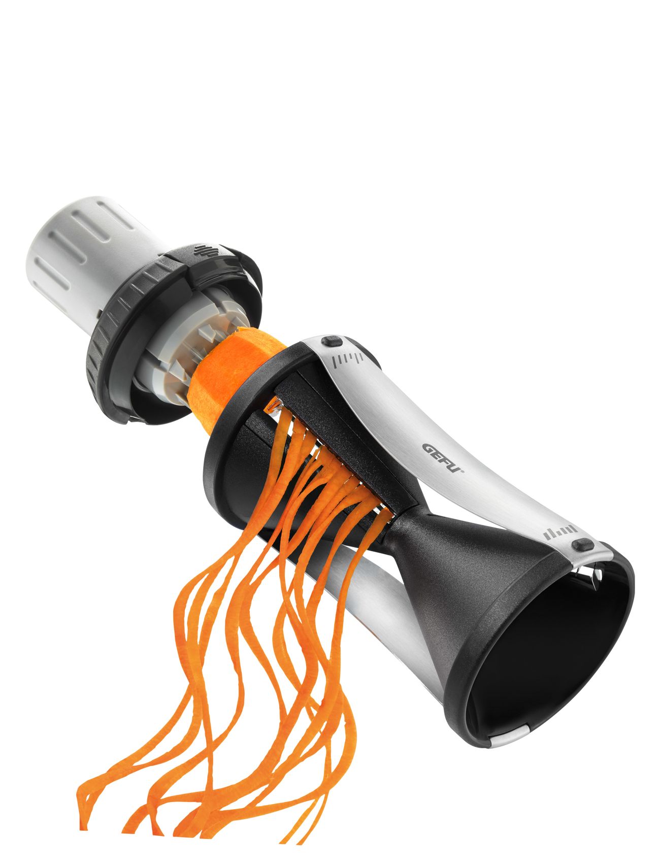 GEFU Spirelli 2.0 - Spiralizer T/Grøntsager Schwarz - L:18CM - Unisex