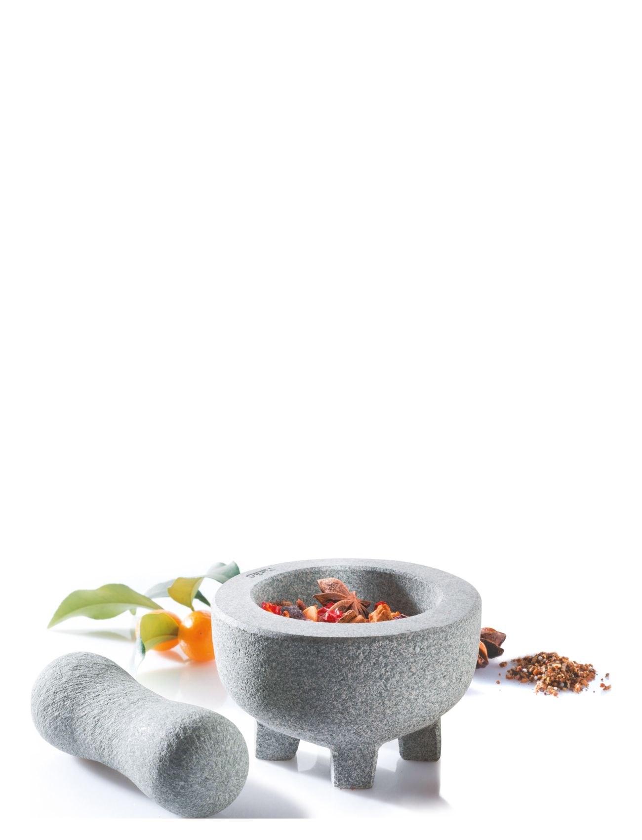 GEFU Granite Mortar Crunchy Grau - Ø 10 CM - Unisex