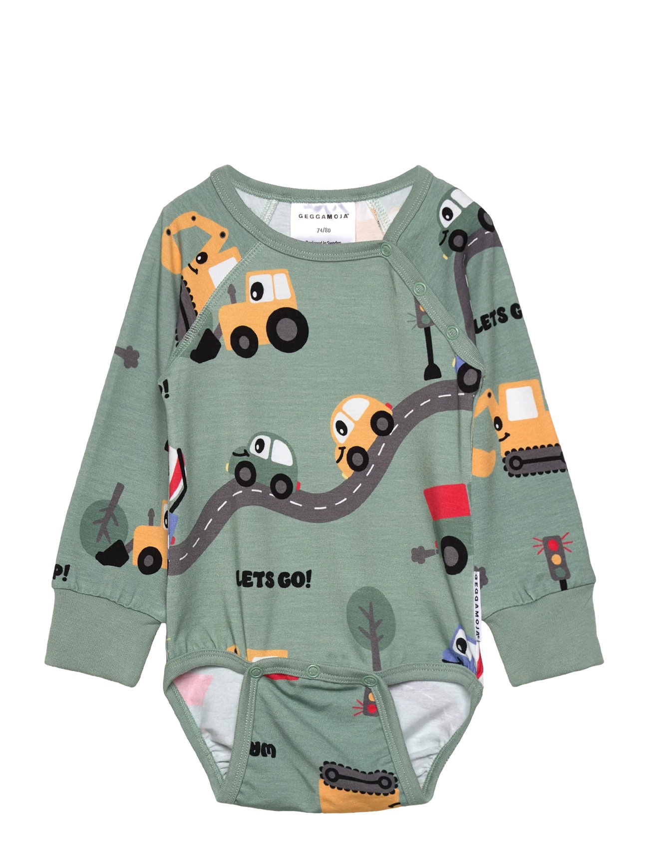 GEGGAMOJA Bamboo Body Grün - 62/68 - Kinder