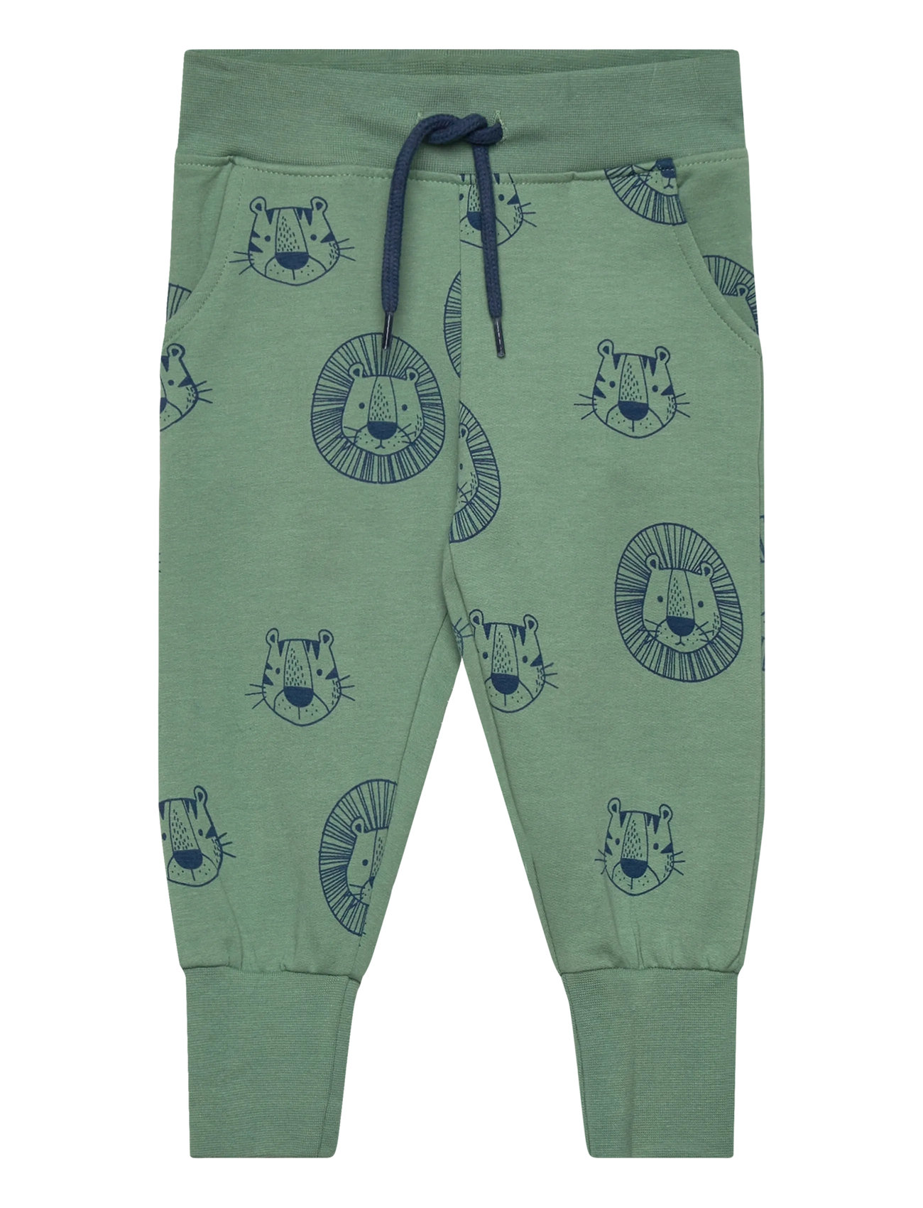 Geggamoja College Pant Green Tiger, 110/116, Green, Underdele > Joggingbukser, Børn