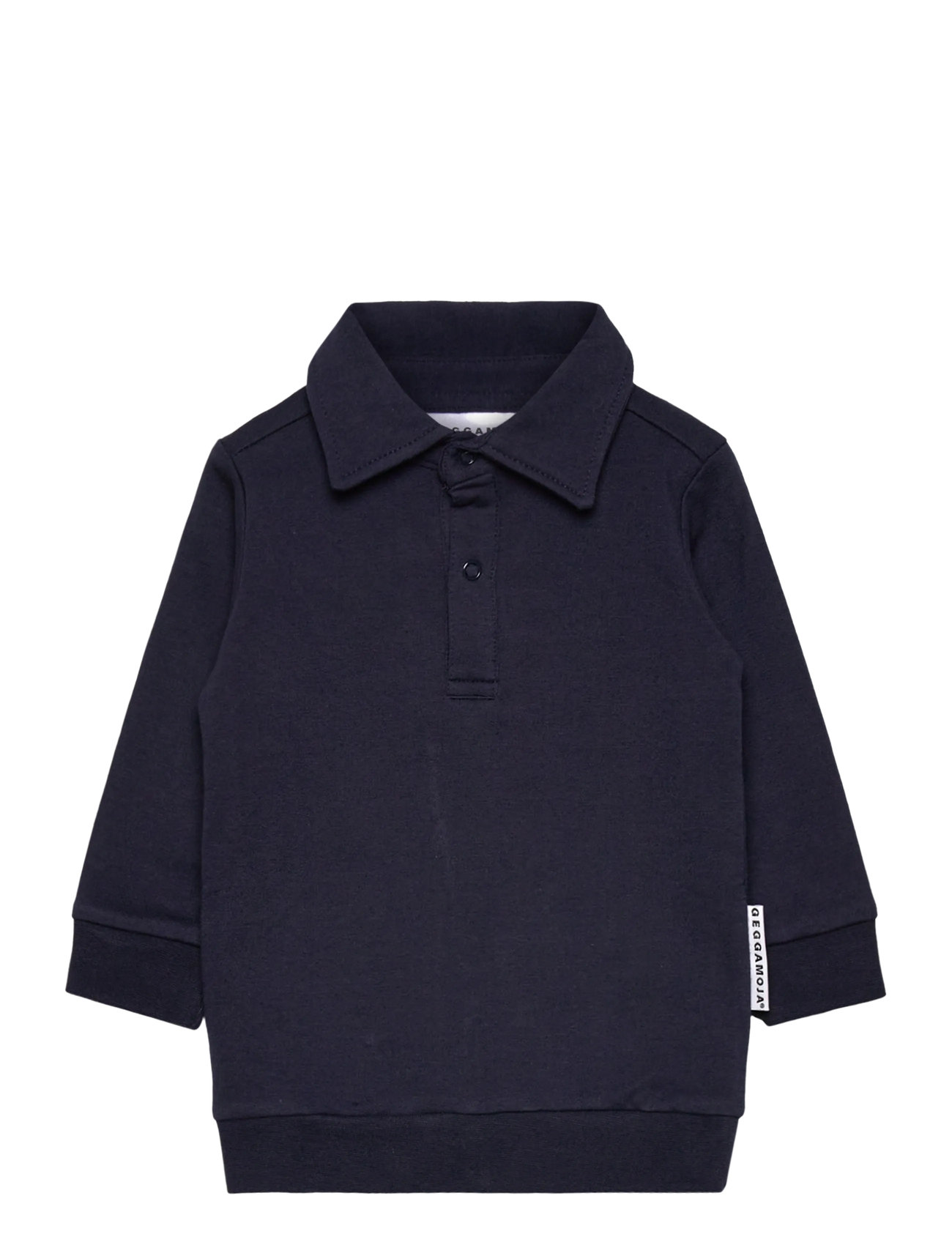 Geggamoja Collar Sweater, 98/104, Navy, Polo Skjorter > Langærmede Polo Shirts, Børn