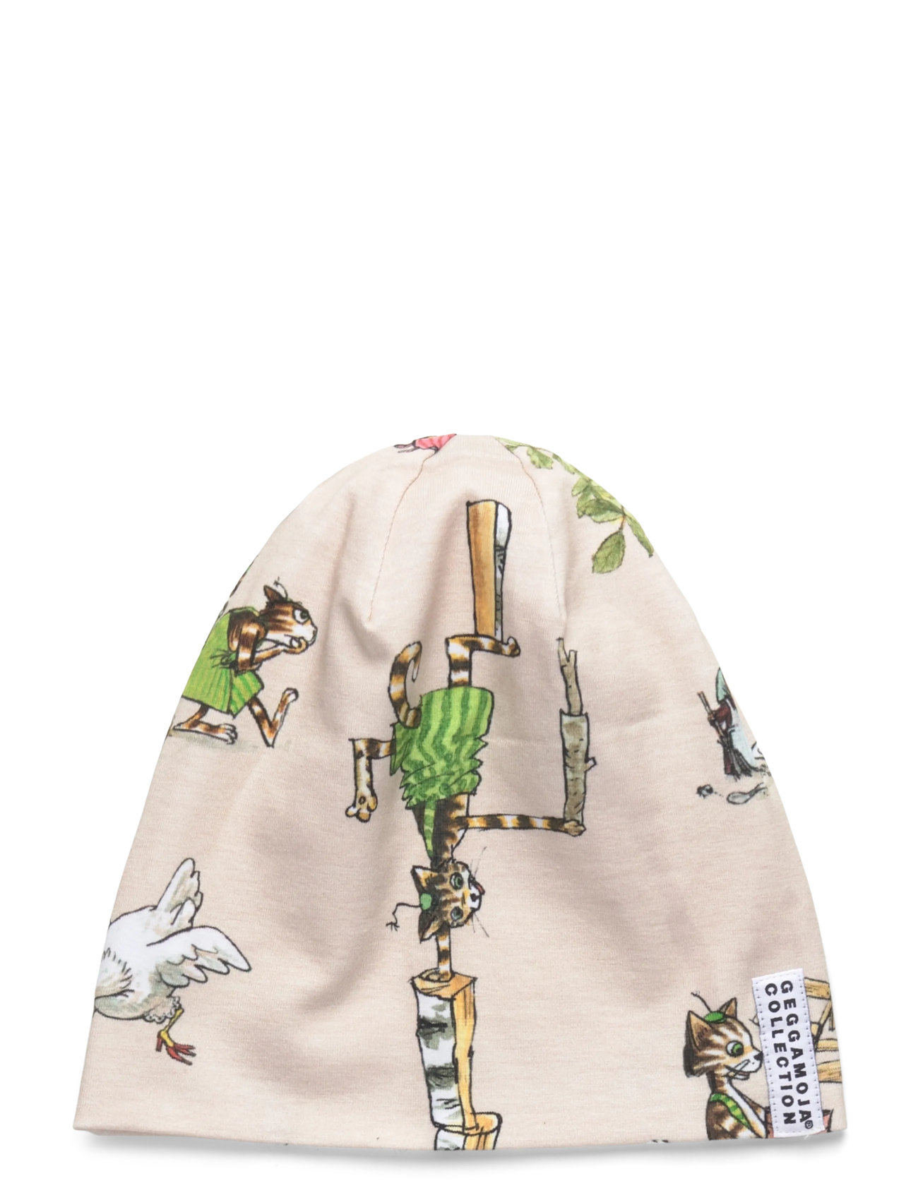 GEGGAMOJA Pettson & Findus Pudelmütze Beige - S 2-4Y - Kinder