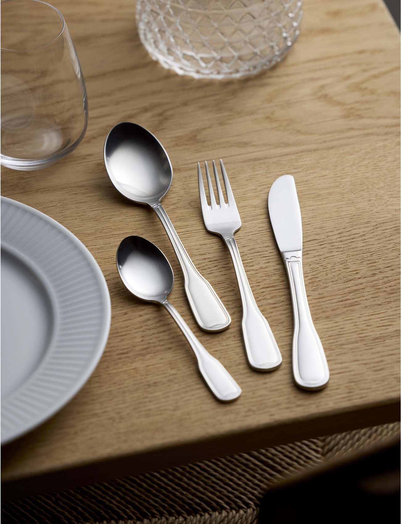 Gense Bestiksæt Attaché 16 Dele Mat Stål, One Size, Silver, Bestik > Bestiksæt, Unisex