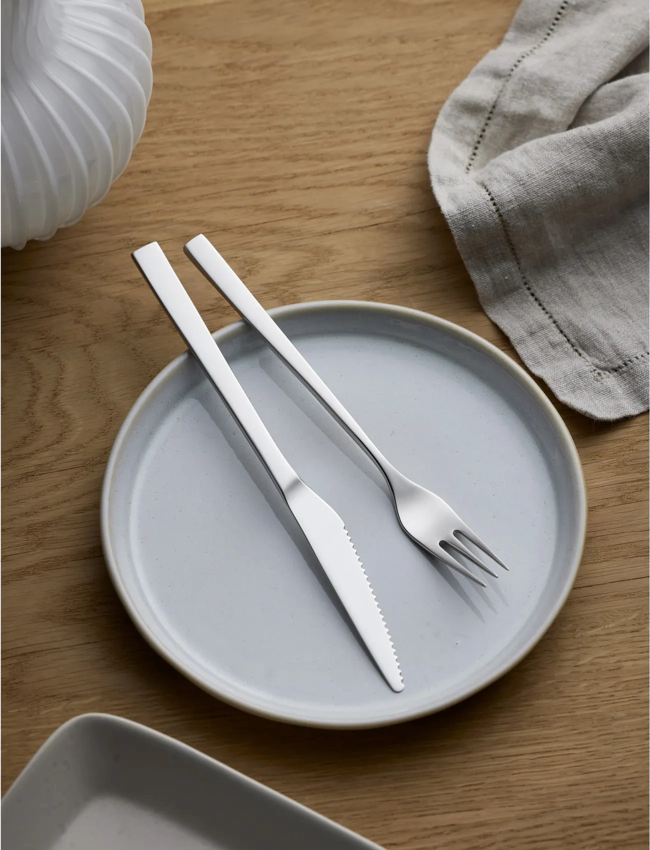 Gense Steakbestik/Grillbestik Fuga 12 Dele, 23.5X25.5X3 cm, Silver, Bestik > Bestiksæt, Unisex