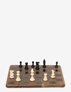 Chess Set Acacia Wood - birthday - grey