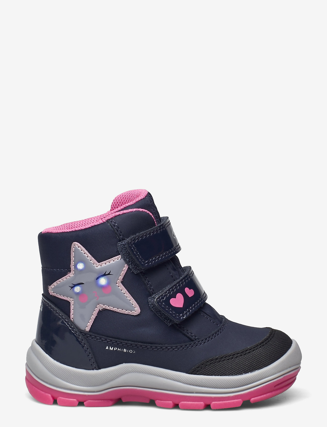 GEOX - B FLANFIL GIRL B ABX - winter boots - navy/pink - 1