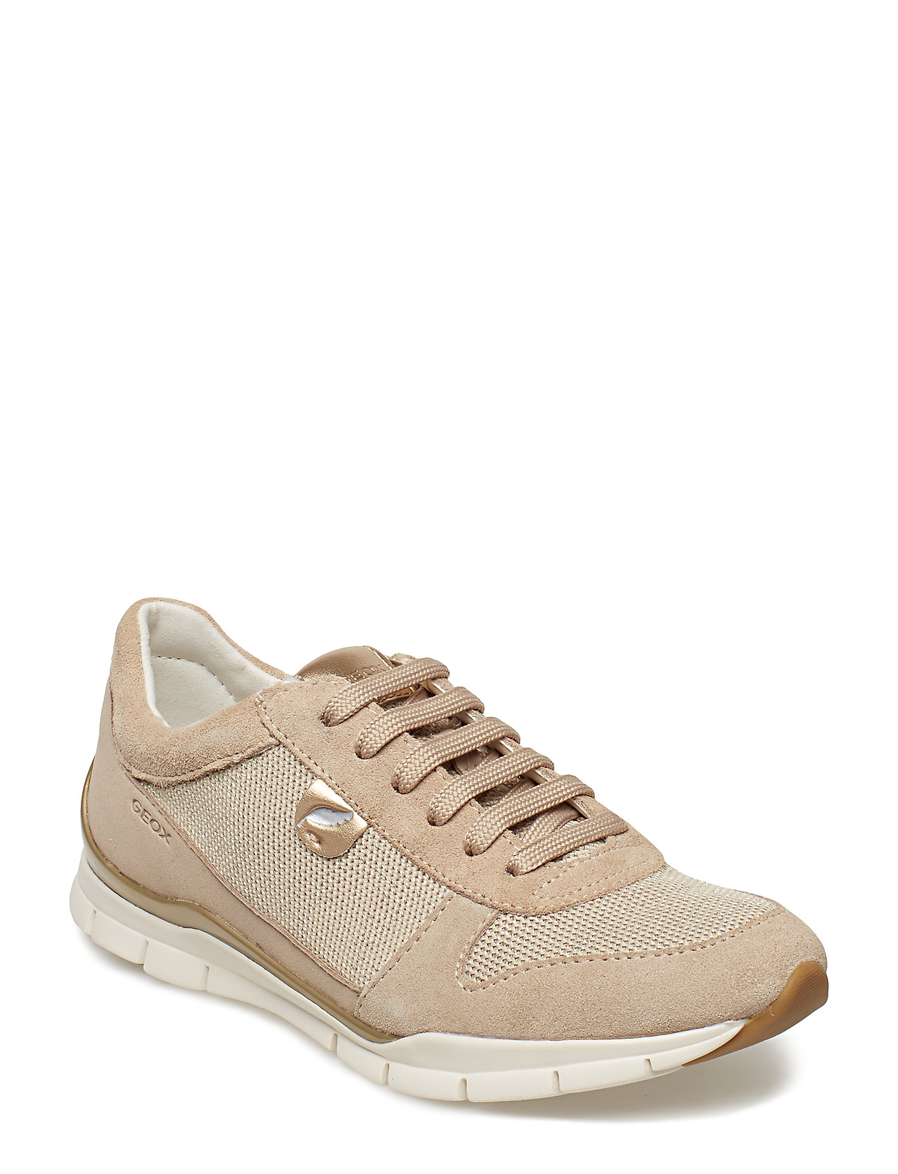 D Sukie Lage Sneakers Beige Geox geox kopen in de aanbieding