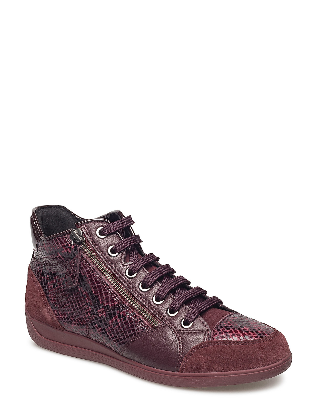 D Myria C Hoge Sneakers Paars Geox geox kopen in de aanbieding