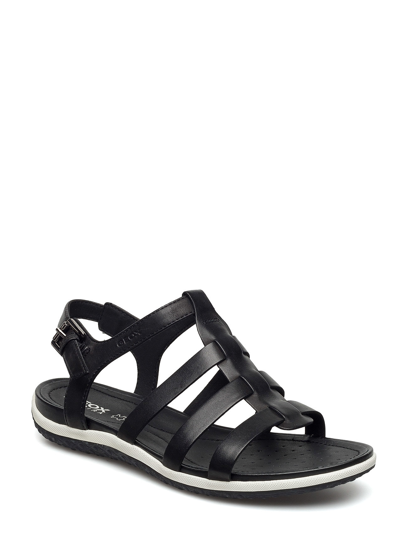 D Sandal Vega Platte Sandalen Zwart Geox geox kopen in de aanbieding