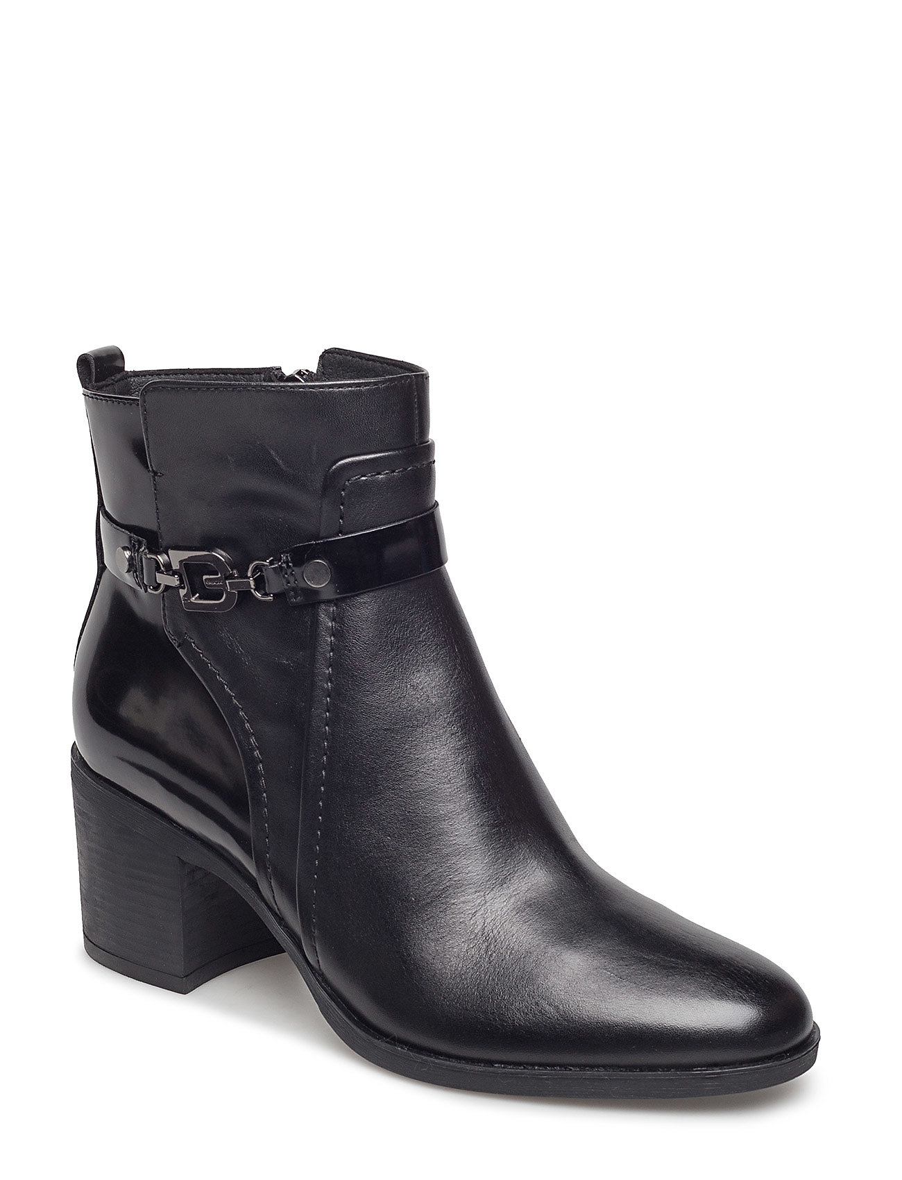 D Glynna B Ankle Boots Met Hak Zwart Geox geox kopen in de aanbieding D Glynna B Ankle Boots Met Hak Zwart Geox geox kopen in de aanbieding