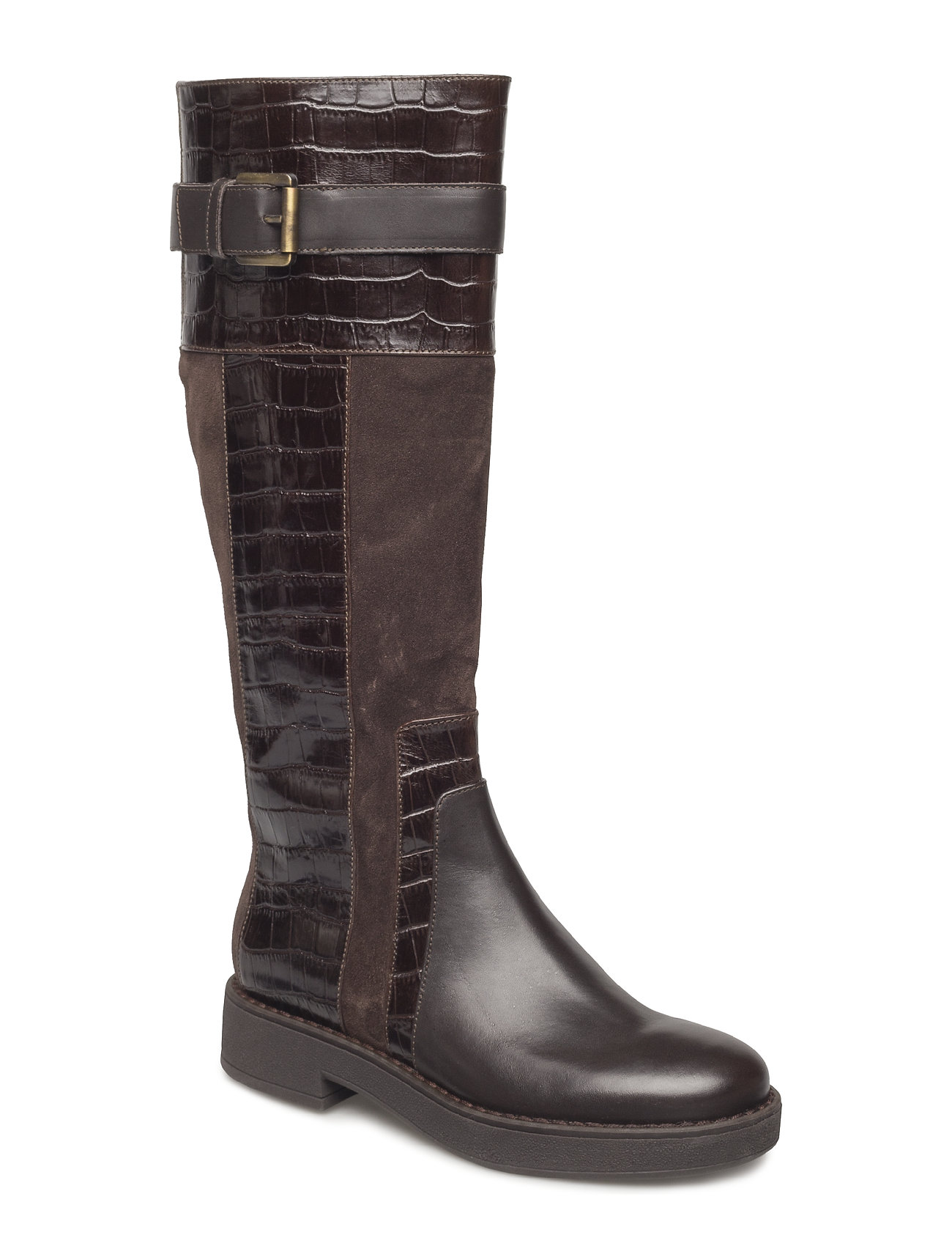 D Adrya A Hoge Laarzen Bruin Geox geox kopen in de aanbieding