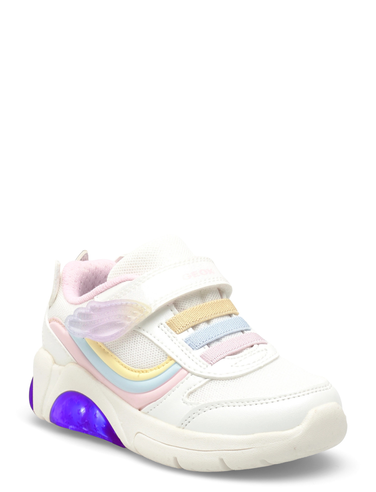 GEOX J Fadinlight Girl A, 34, White, Sneakers > Sneakers Med Lav Top, Børn
