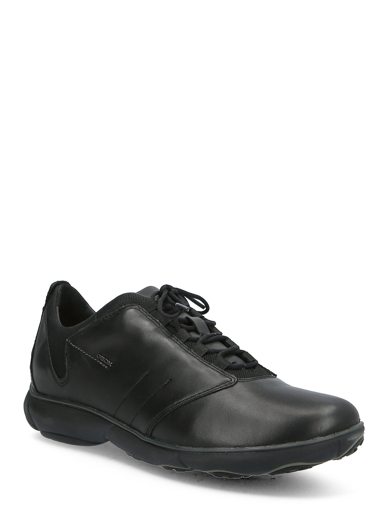 GEOX Nebula A sneakers sale u52d7a tumb leather black 