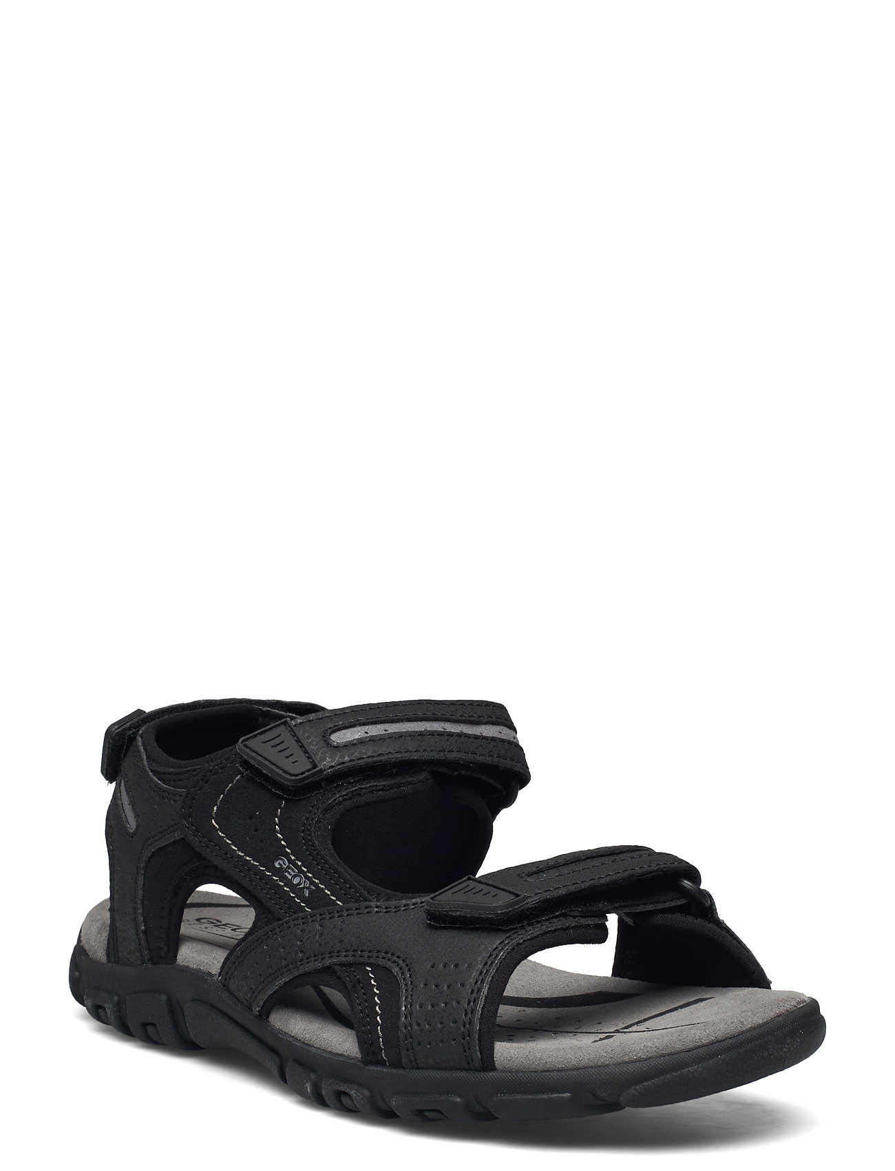 GEOX Uomo Sandal Strada D, 42, Black, Sommersko > Sandaler, Herre