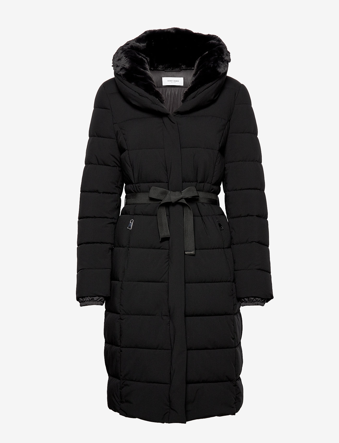 girls black puffer coat
