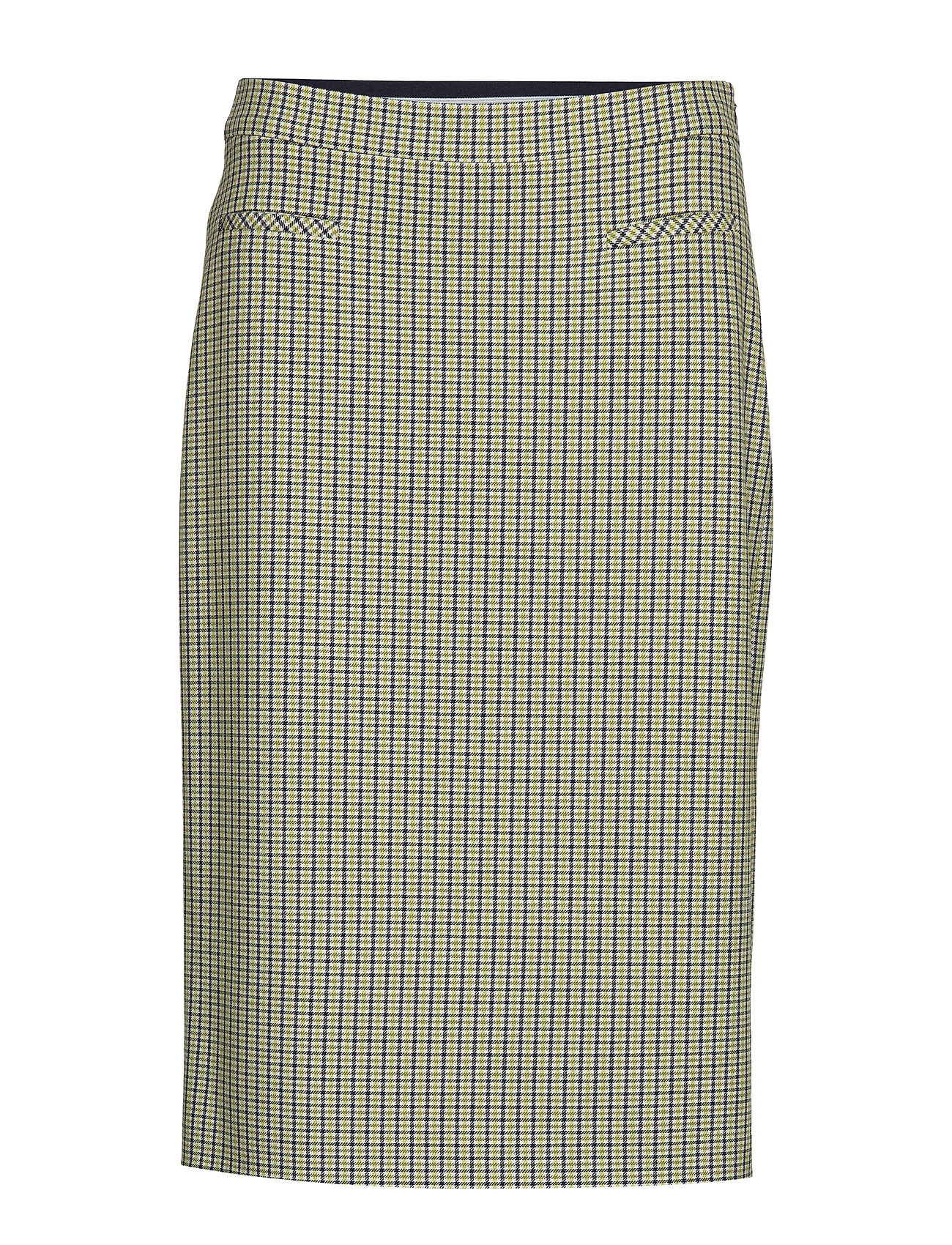 Gerry Weber Edition Skirt Short Woven Fa Knälång Kjol Multi/mönstrad [Color: CITRONELLE/ NAVY ][Sex: Women ][Sizes: 34,36,38,48 ]