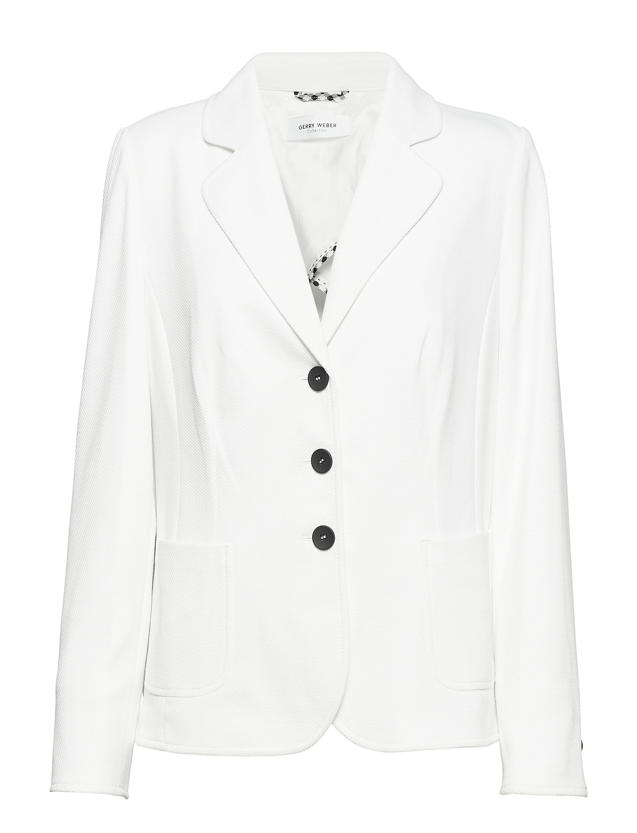 Blazer Long Sleeve Colbert Wit Gerry Weber gerry weber kopen in de aanbieding