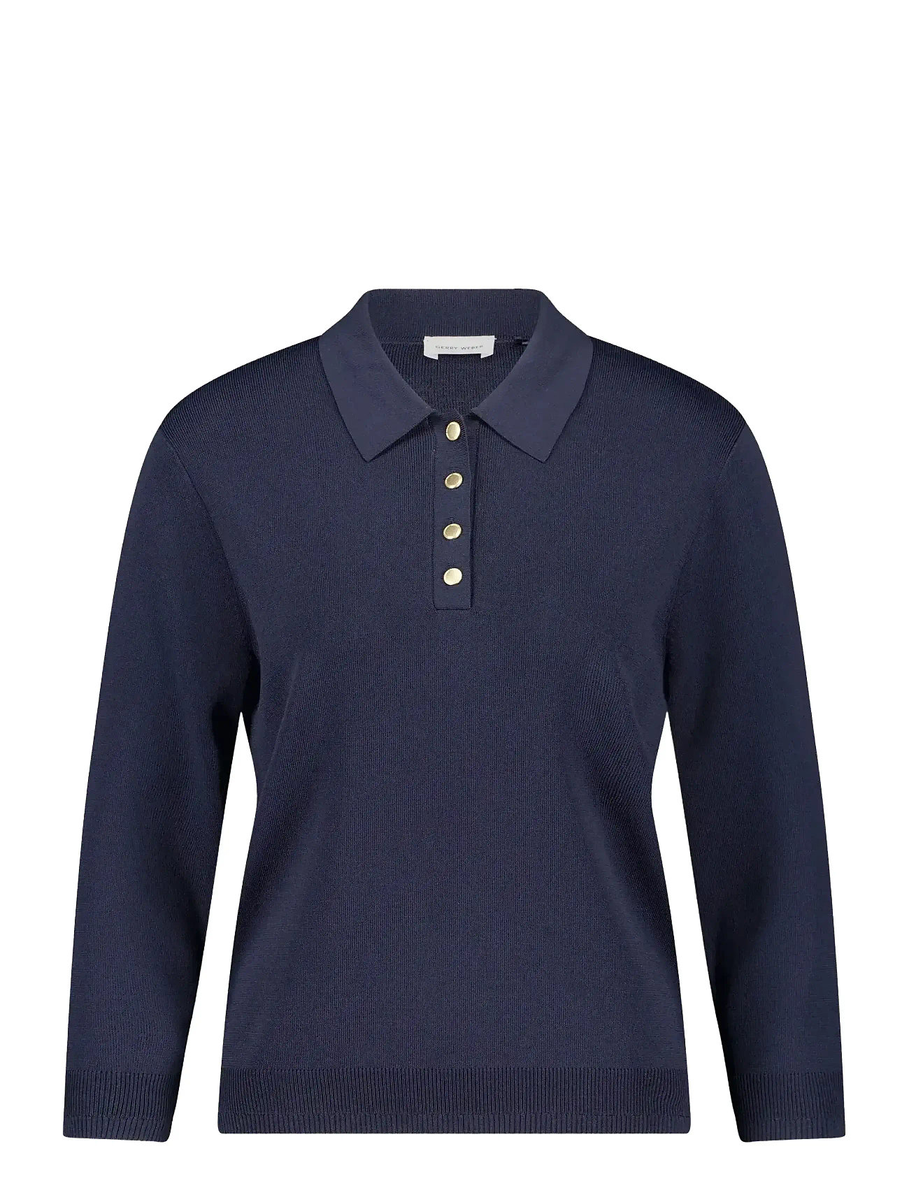 Gerry Weber Pullover 3/4 Sleeve, 44, Navy, Strik > Trøjer, Dame