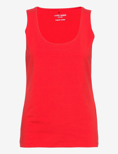 TOP JERSEY - t-shirts & topper - bright red