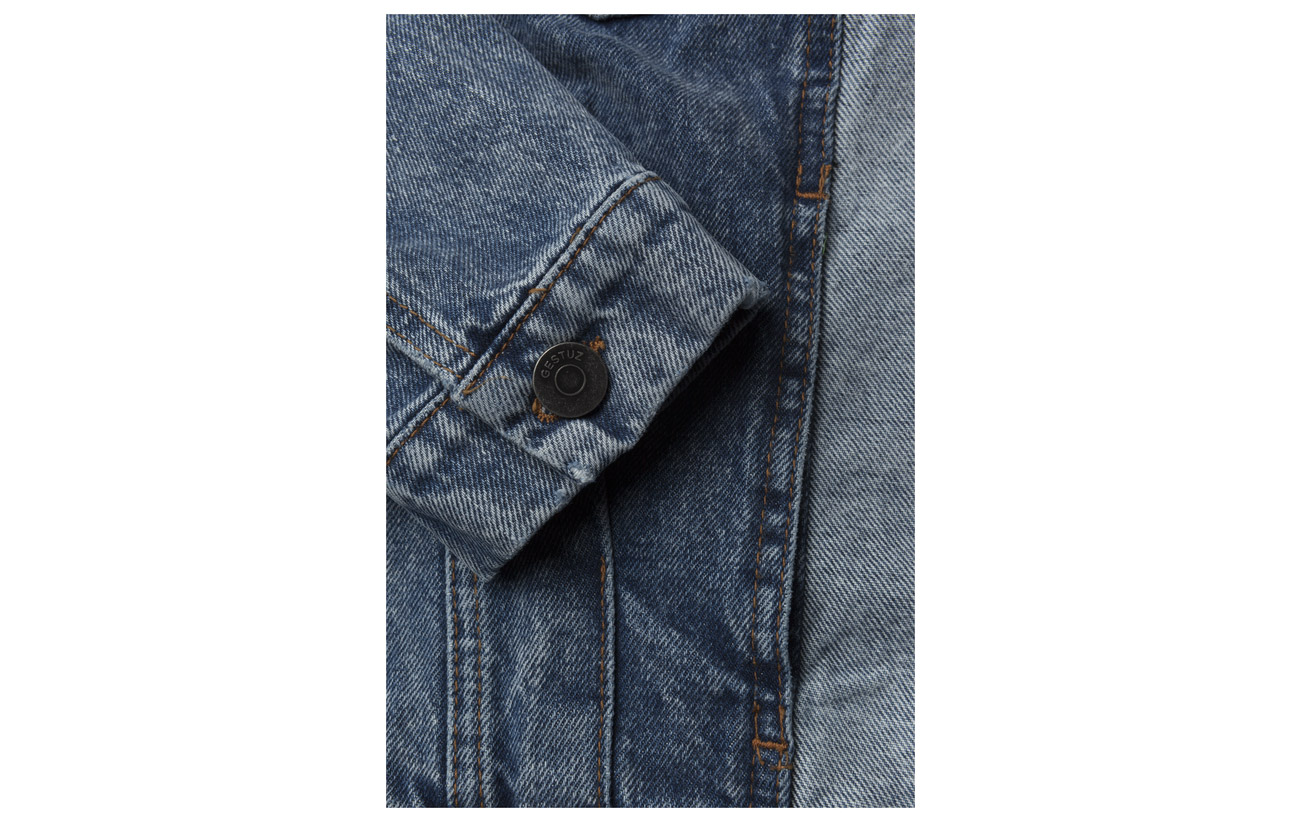 Gestuz 100 Blue Jacket Washed Coton Ao18 Aparo vgXvxw8