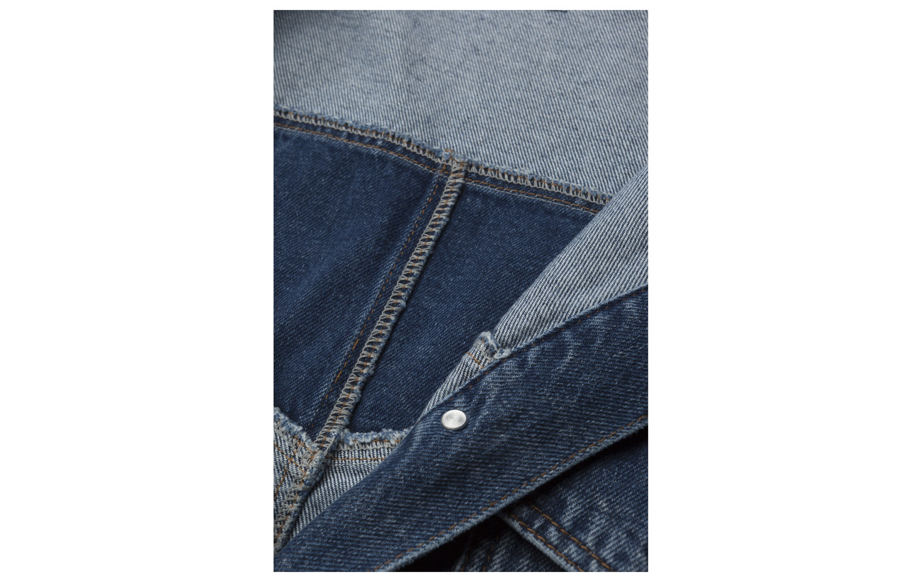 Gestuz 100 Blue Jacket Washed Coton Ao18 Aparo vgXvxw8